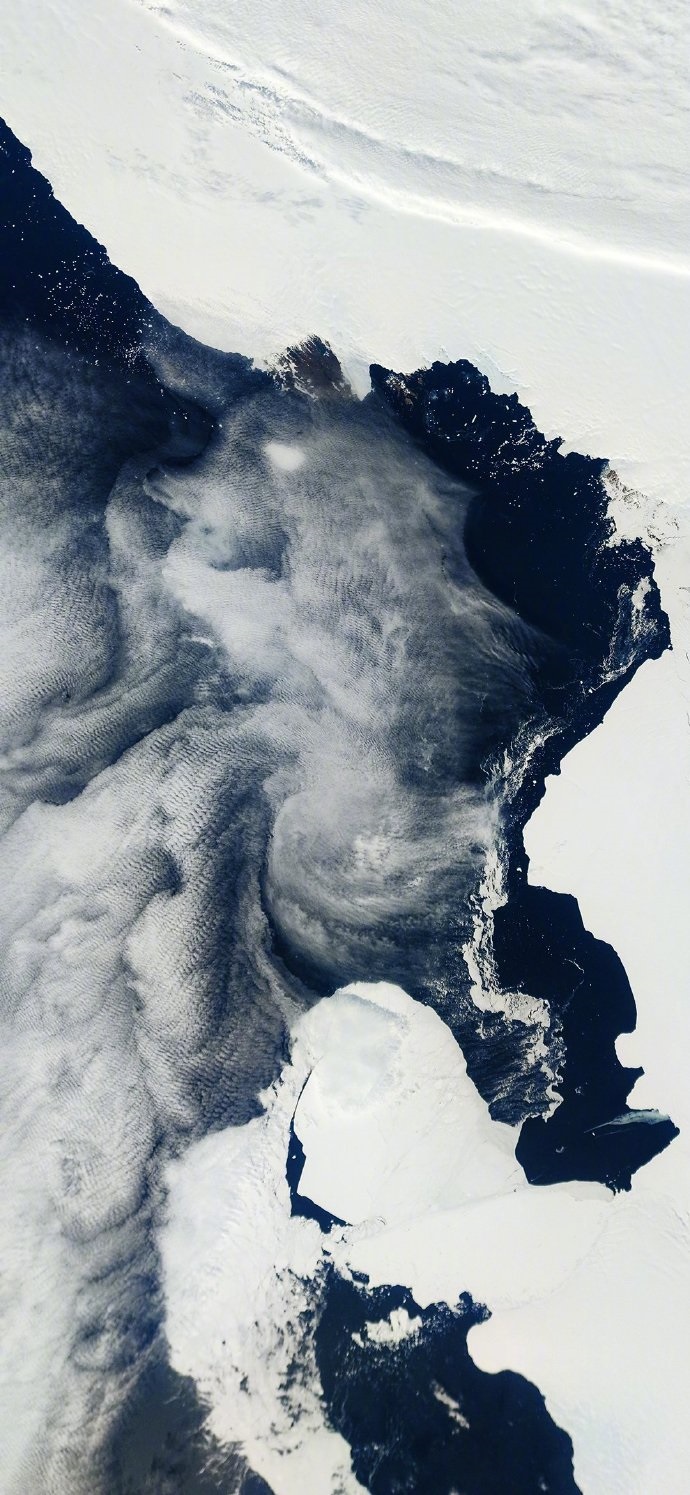 小米10pro一亿像素拍地球第二波壁纸下载昼夜交替冰雪南极