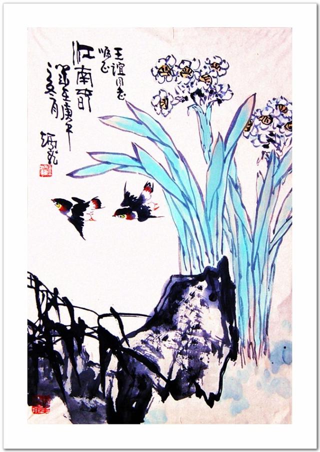 王炳龙写意花鸟画欣赏