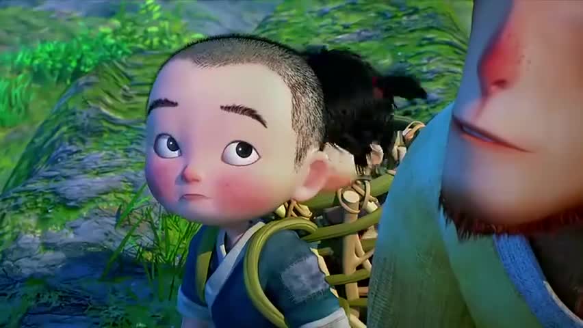 大圣归来:大圣背着小女孩的身影,让江流儿想起了师傅