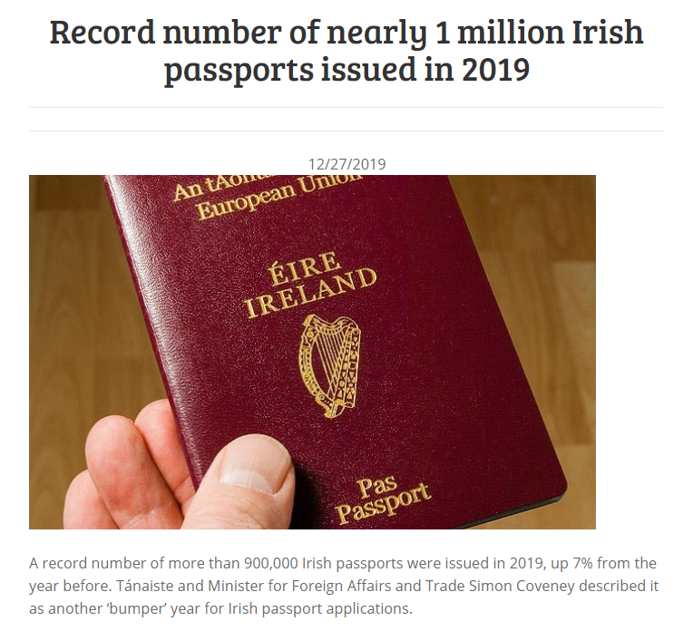 寰宇国际细品一本爱尔兰护照的功能