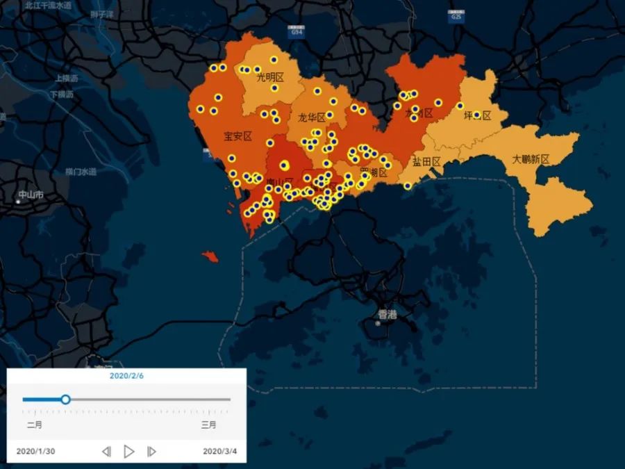 深圳防控地图图片