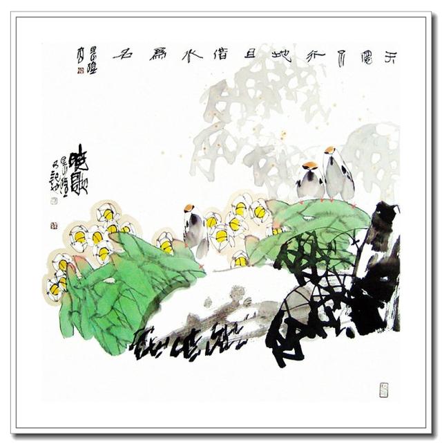 孫景隆寫意花鳥畫作品欣賞