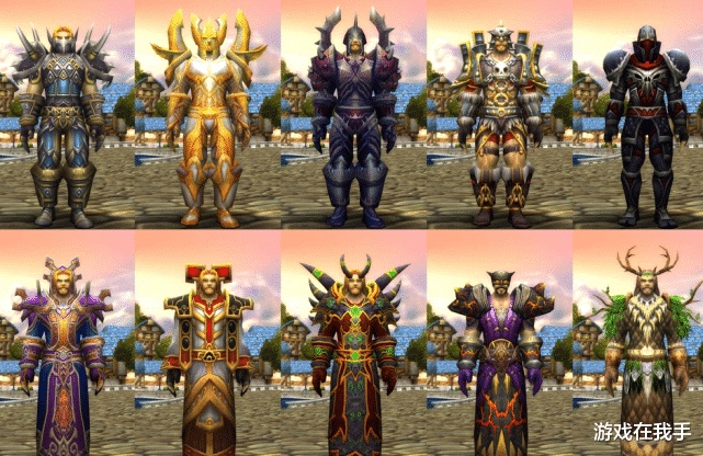 魔兽世界t2套装能用?亡灵穿t2帅气,暗夜精灵穿着像大马猴!_怒气