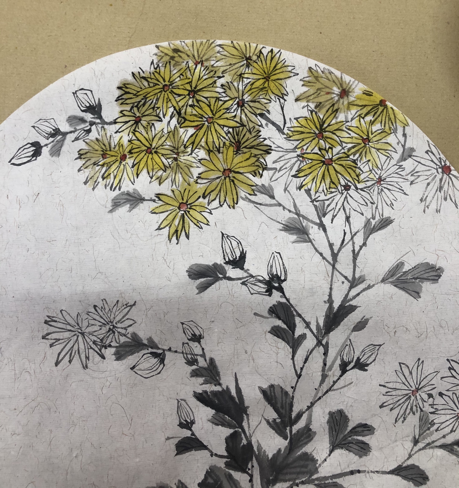 国画小品小野花的绘画步骤