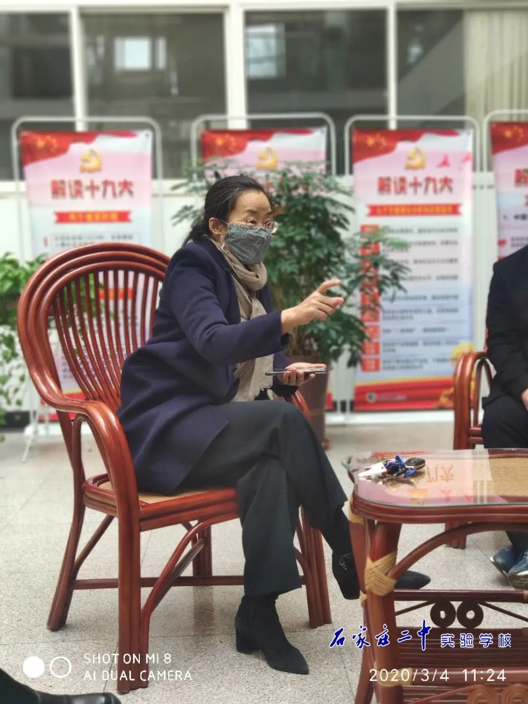 领导关怀丨石家庄市教育局副局长赵立芬到我校调研指导疫防期间各项