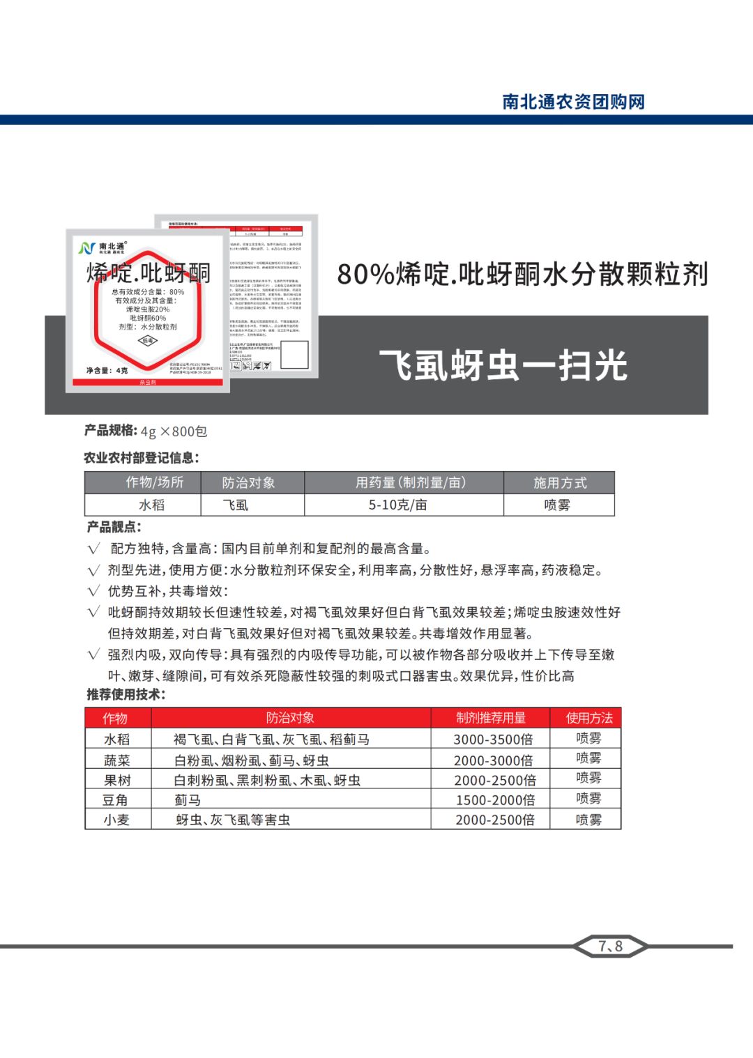 烯啶吡蚜酮说明书图片