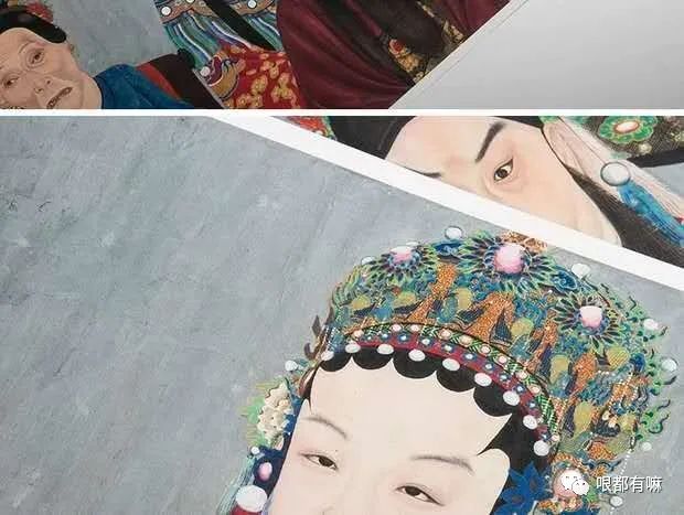精美印制《同光十三绝》画芯,彰显京剧票友的本色