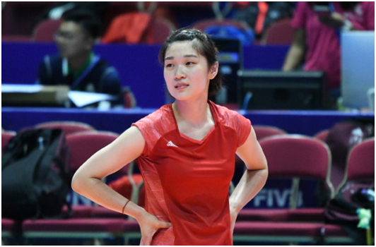 2018年世锦赛,由于林莉状态出现起伏,王梦洁替补登场表现十分抢眼