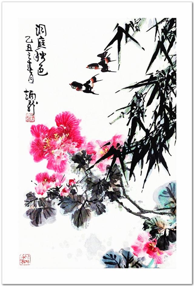 王炳龙写意花鸟画欣赏_作品