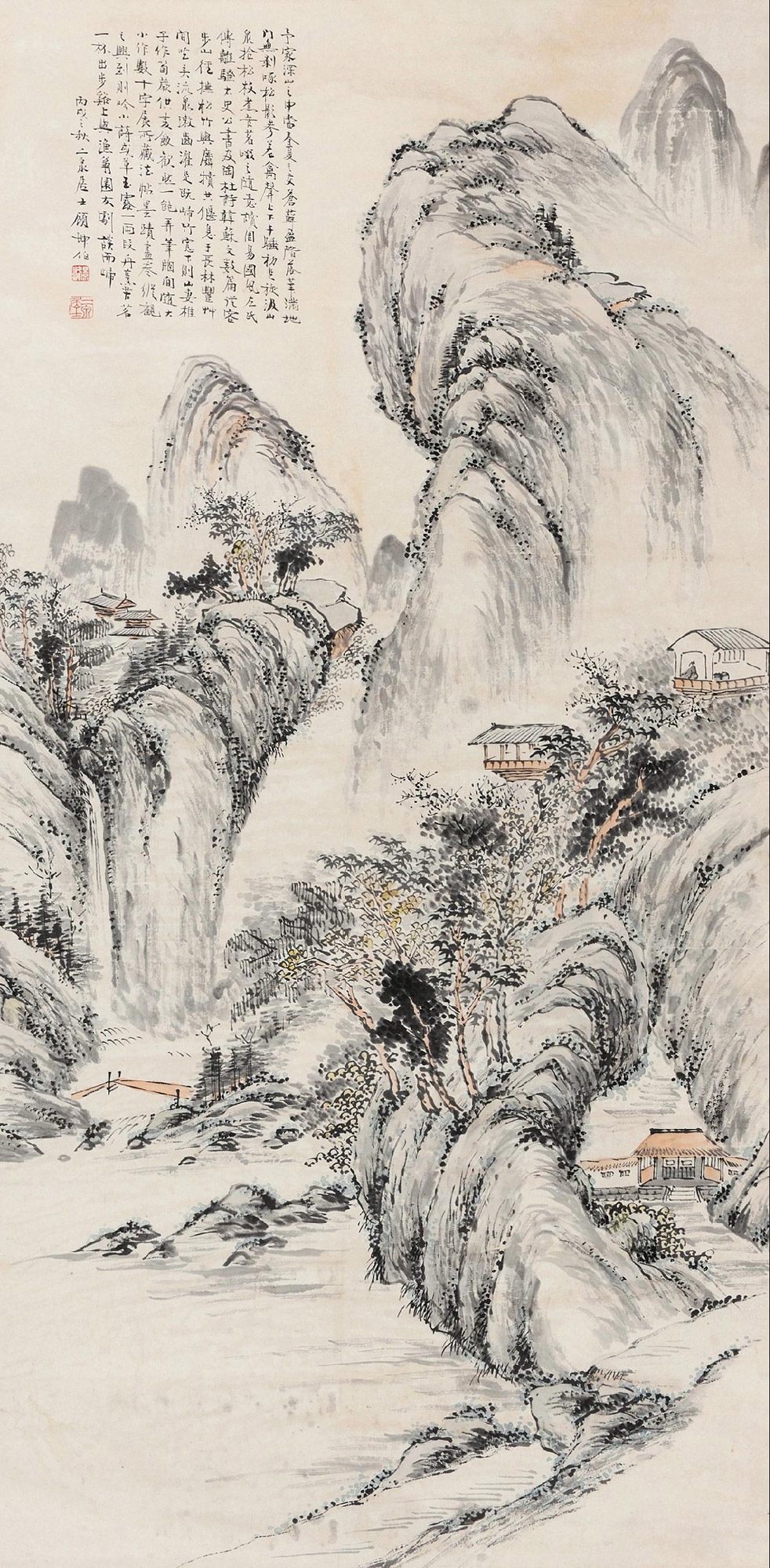 画家顾坤伯刚柔并济水墨华滋