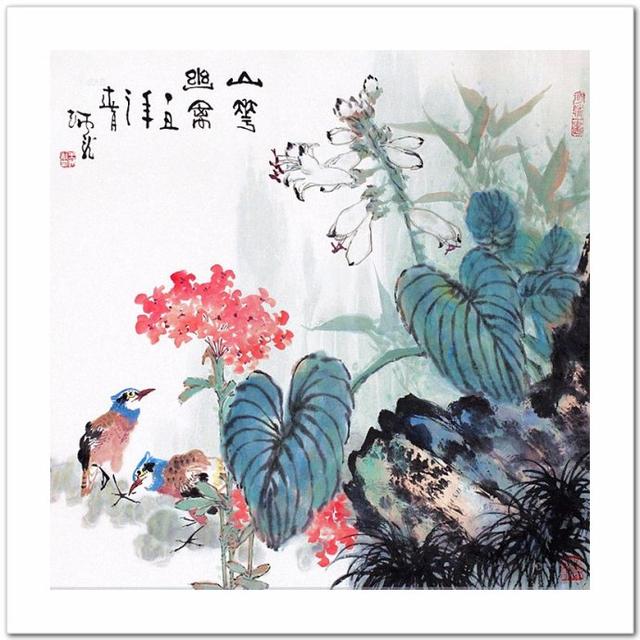 王炳龙写意花鸟画欣赏_作品