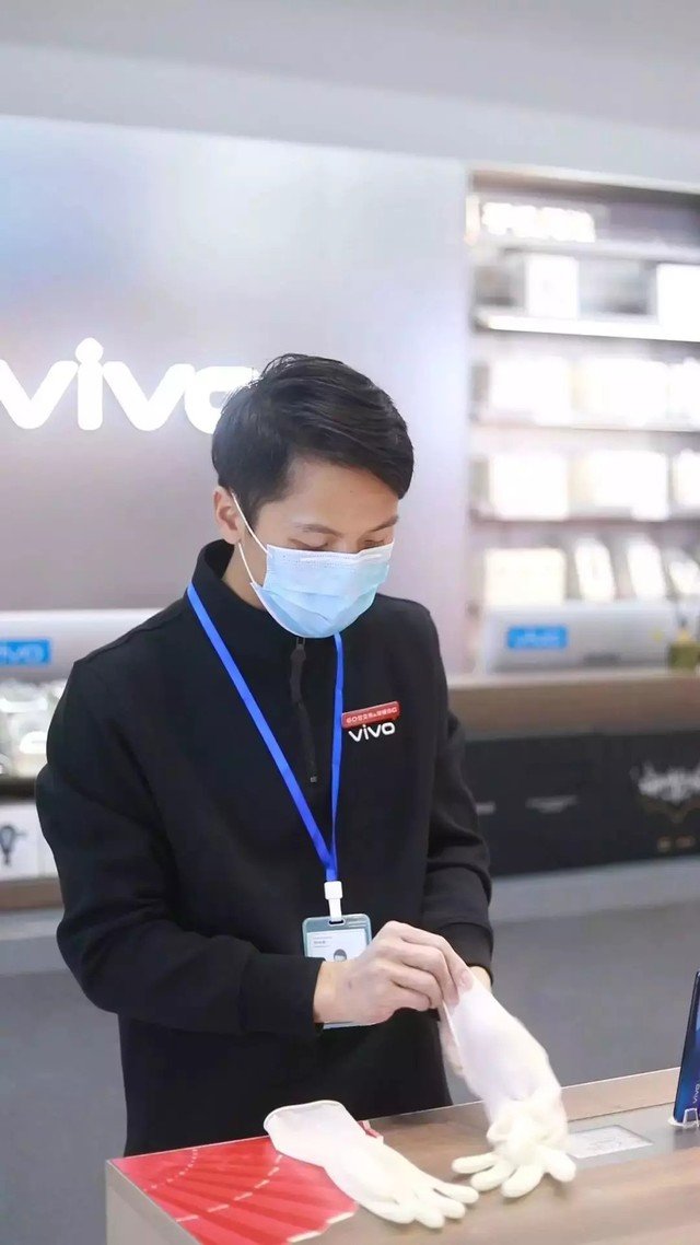 vivo门店销售安全防疫指引共期春暖花开