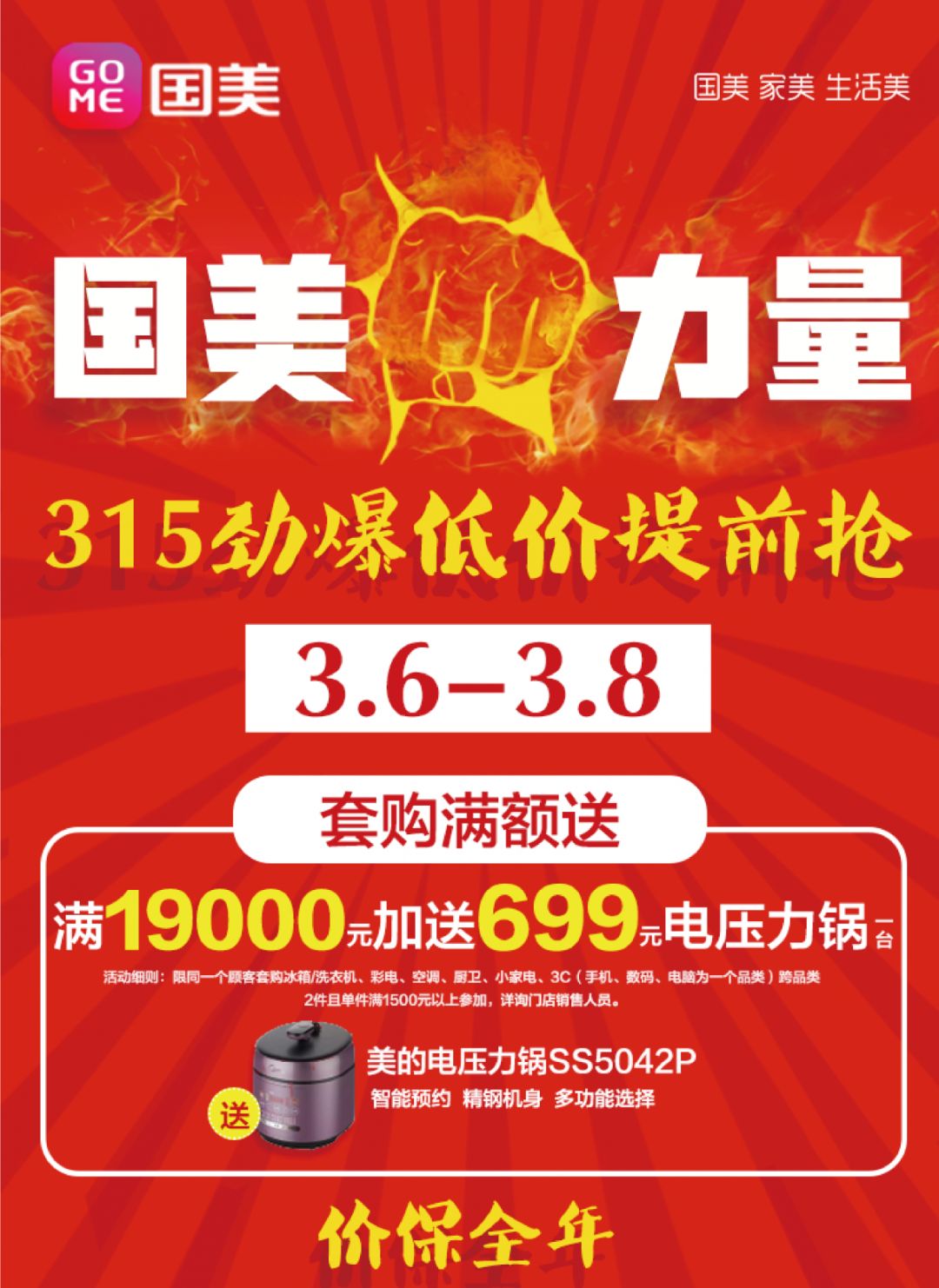 国美力量315劲爆低价提前抢