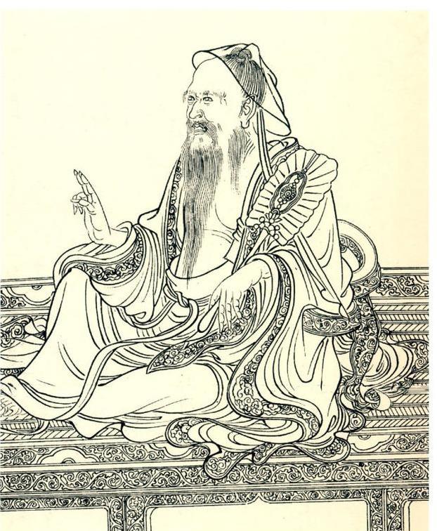 白描北宋李公麟线描之人物图谱收藏