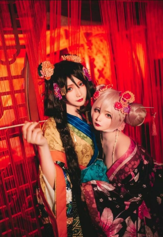 cos:王者荣耀之孙尚香vs小乔