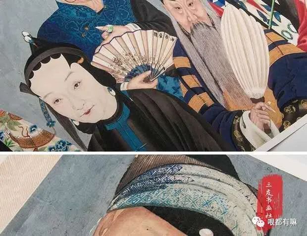 精美印制《同光十三绝》画芯,彰显京剧票友的本色