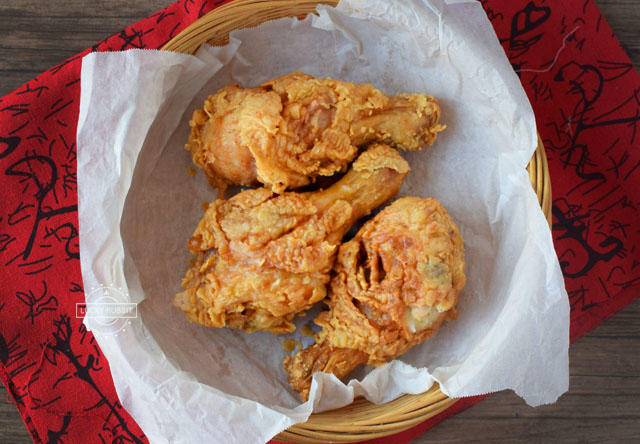 炸鸡腿起鳞片很简单记住这7按2泡1抖鸡腿各个香酥鲜嫩试试