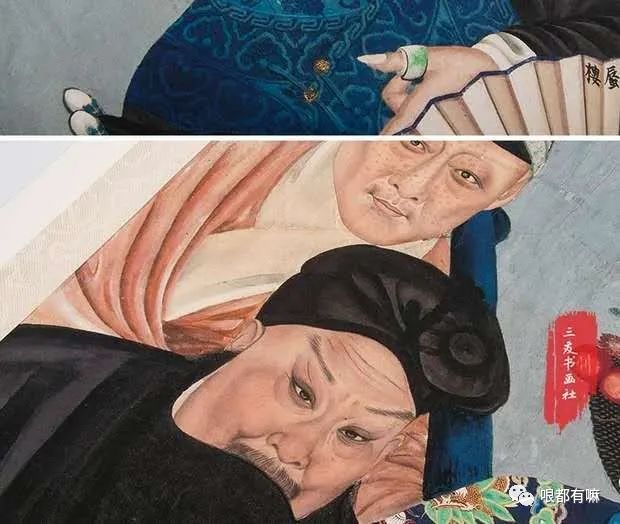 精美印制《同光十三绝》画芯,彰显京剧票友的本色