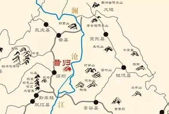 临沧昔归地图图片