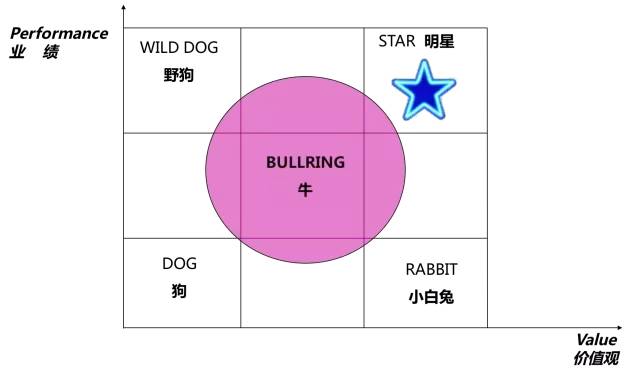 阿里员工分为明星,牛,野狗,狗,小白兔,就源于杰克·韦尔奇
