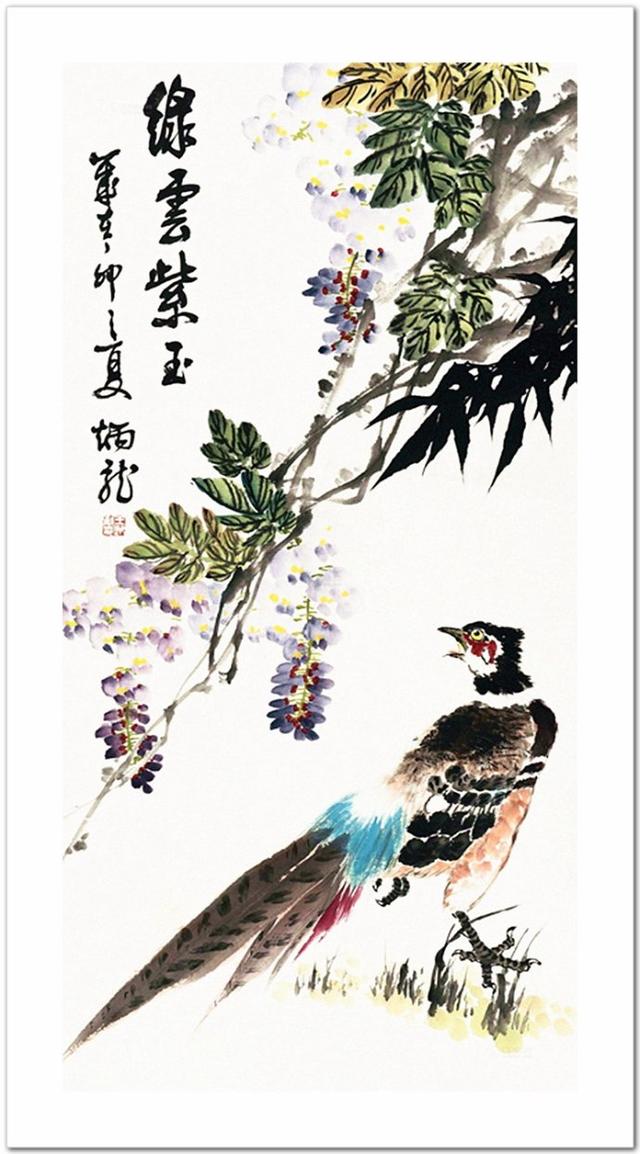 王炳龙写意花鸟画欣赏_作品