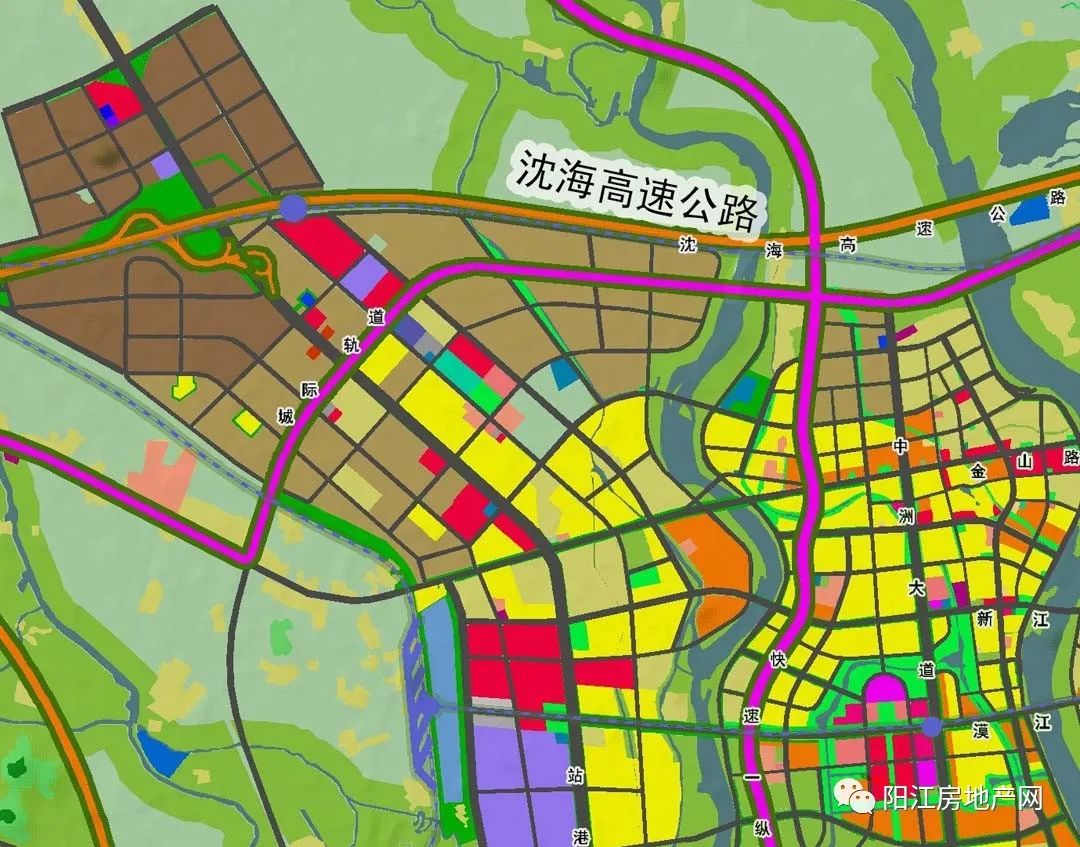 阳江市城市20162035年总体规划看看各区规划什么