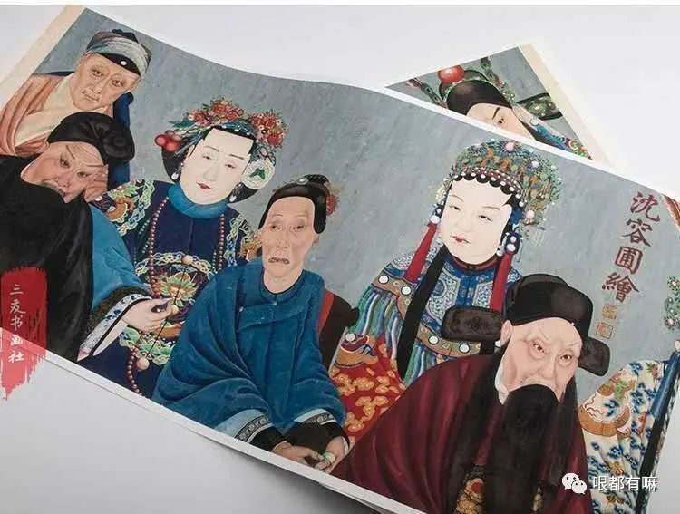 精美印制《同光十三绝》画芯,彰显京剧票友的本色
