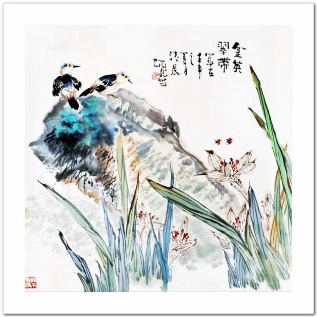 王炳龙写意花鸟画欣赏_作品