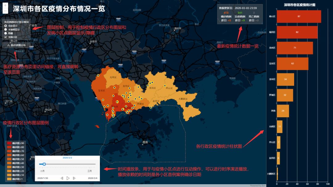 深圳疫情小区分布地图图片