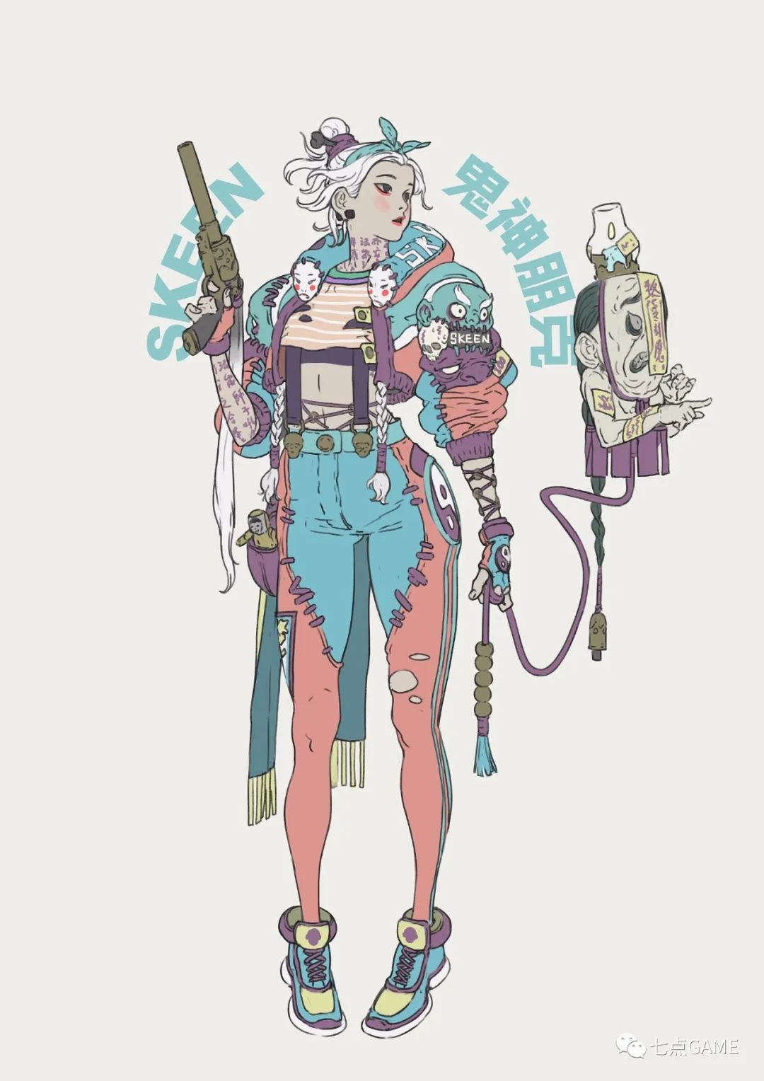 阴间摆渡人也能很摇滚zeenchin最新系列鬼神朋克7game