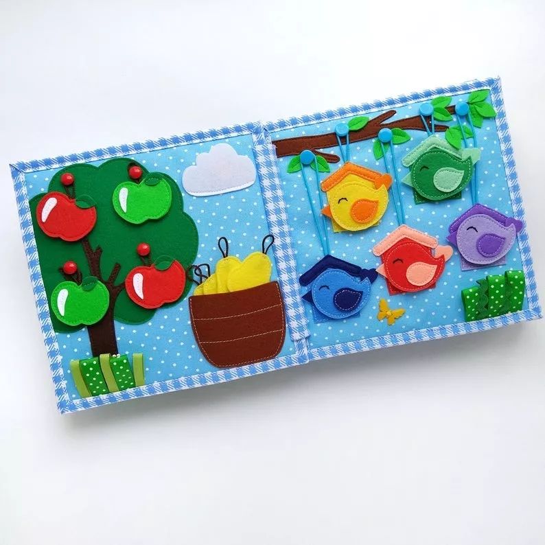 巧妈手工妈妈圈突然流行起来的布书亲手为宝宝做的