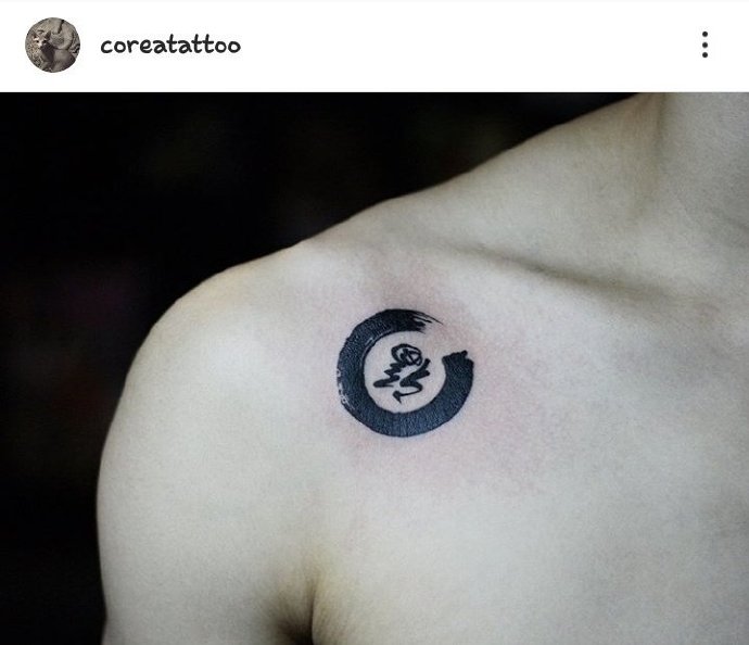 酷盖嘎纹身图案揭开神秘面纱!没想到竟然是个"福"字