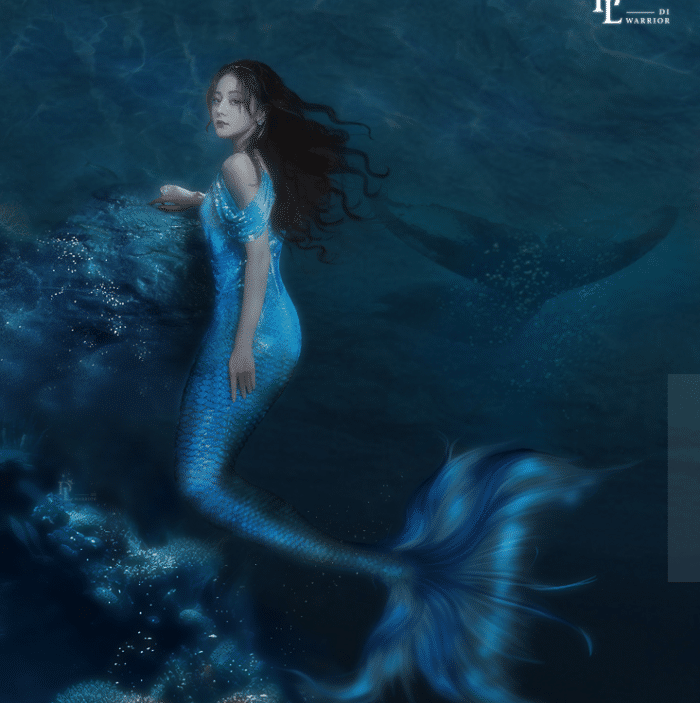 我们都低估了迪丽热巴的身材当她穿上人鱼裙长腿细腰美成尤物