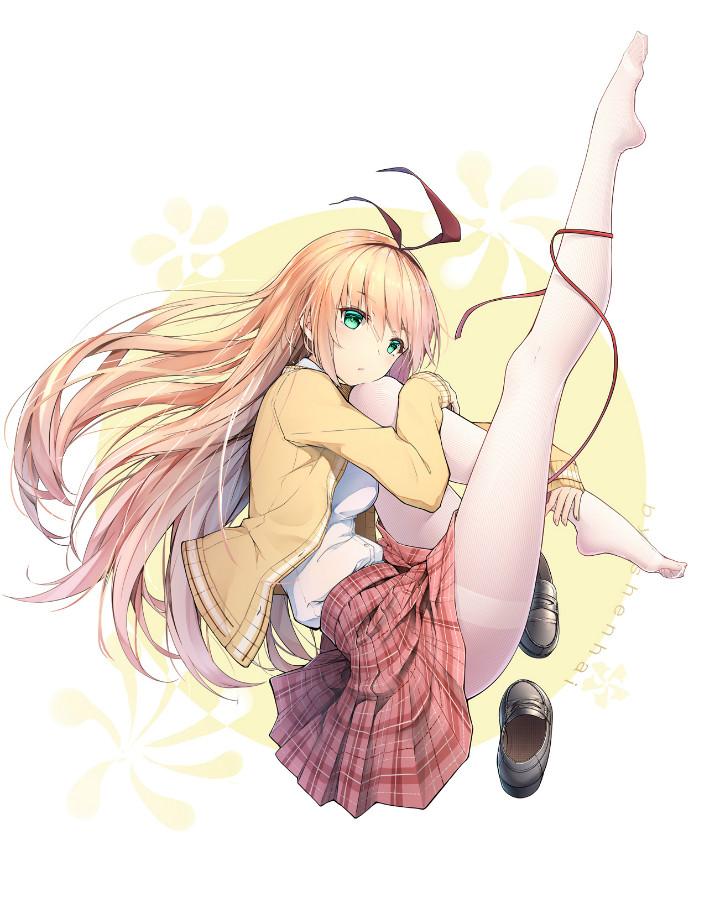 这就是二次元才有的美腿吗p站美图欣赏