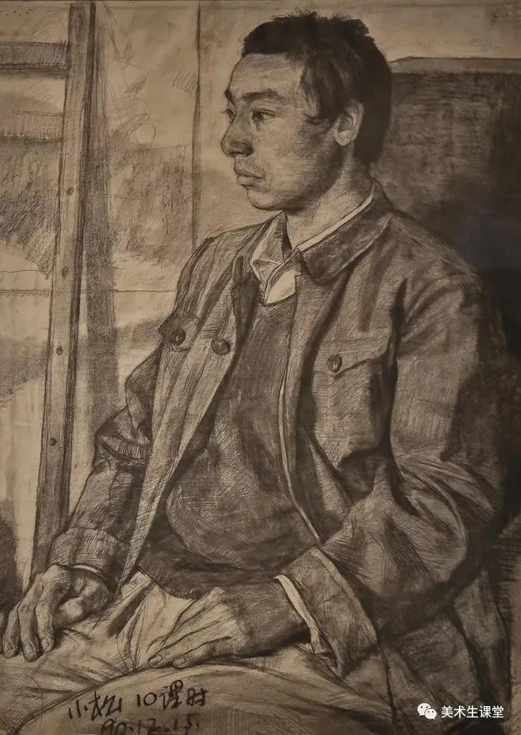 国美附中留校经典作品素描人物赏析篇