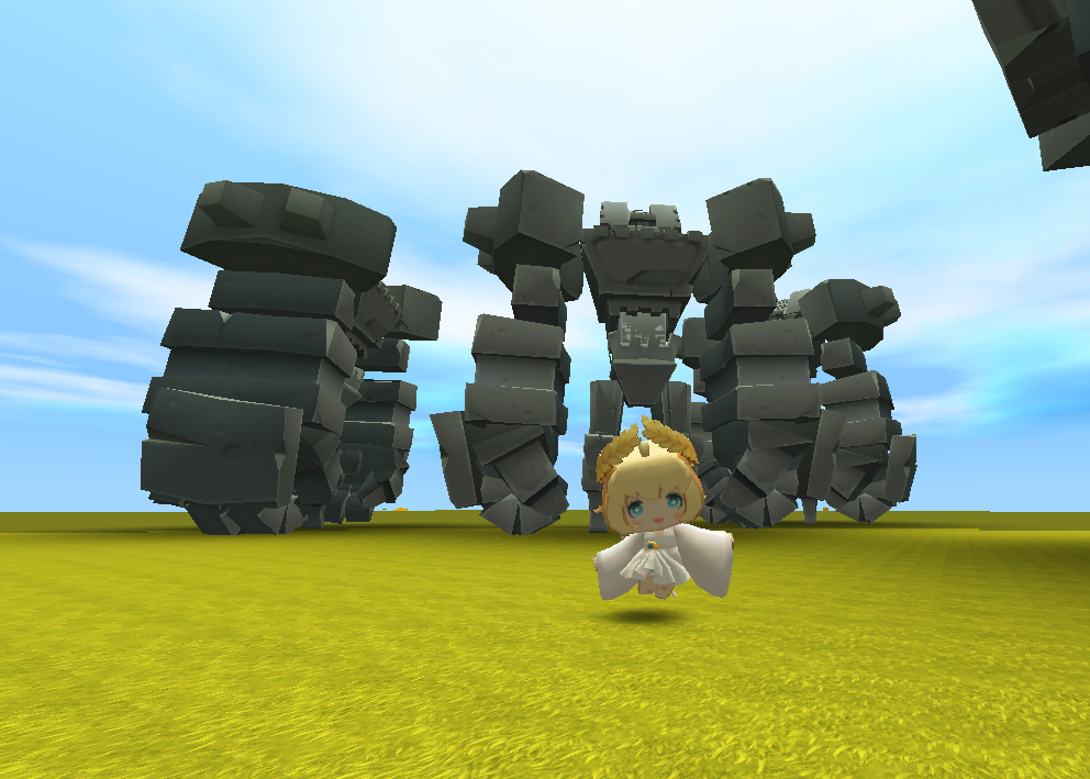 迷你世界:地表怎么召唤远古巨人?大神1次召唤6只保护自己!_步骤