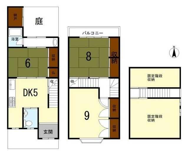 七條梅小路京都車站附近南向帶庭院閣樓一戶建售價127萬人民幣