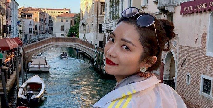 原创演员郭萱老公是谁杨幂同学郭萱剃光头照片