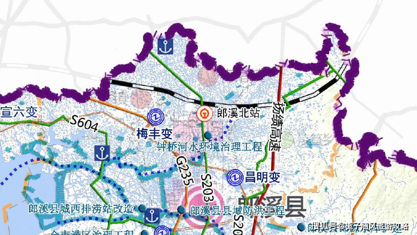 郎溪北站為鎮宣鐵路為連淮揚鎮鐵路的二期南延工程(南延宣城伸建鎮宣