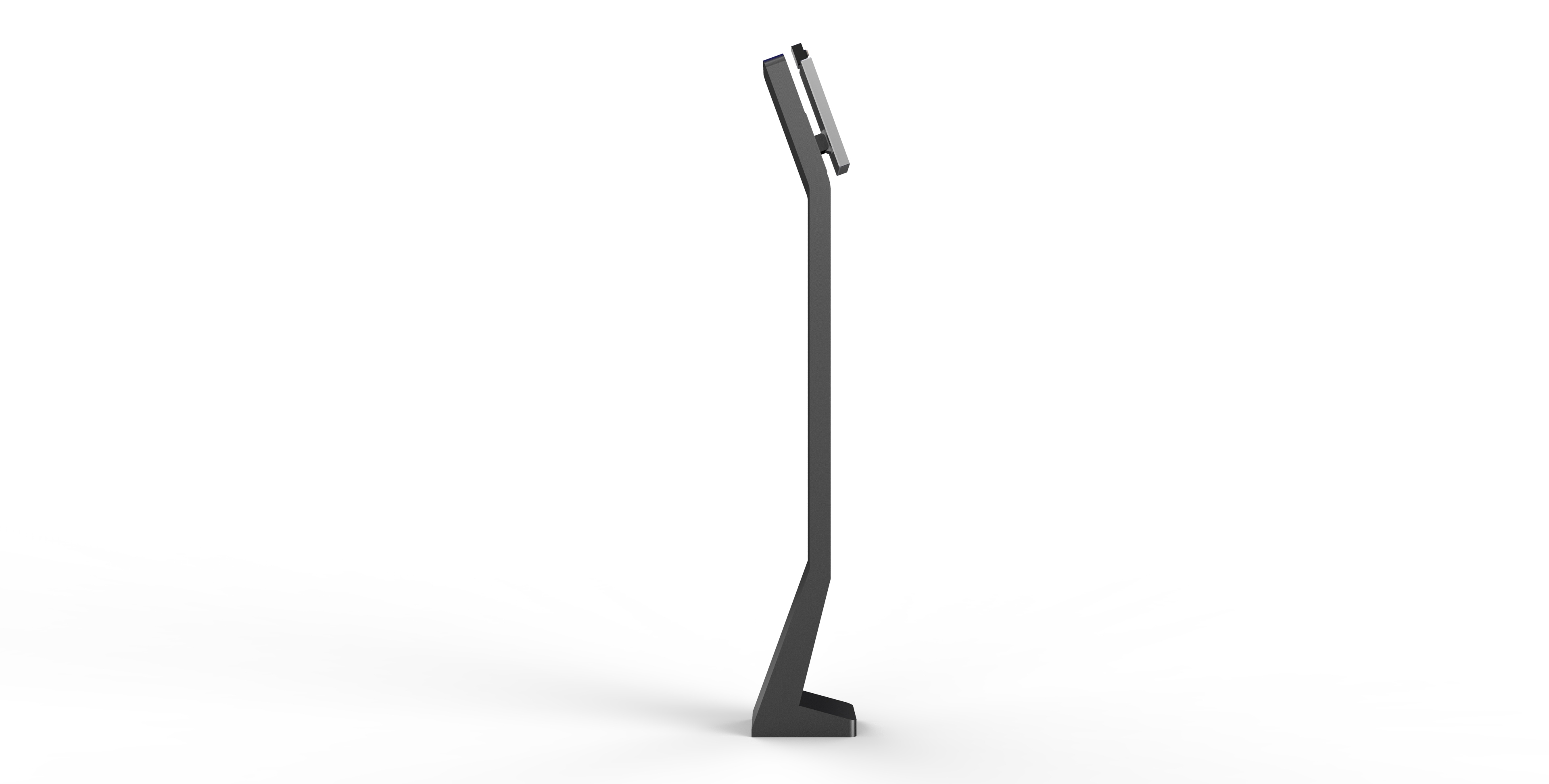 身出名门宏联捷新出四款测温人脸门禁一体机落地支架立柱安装台