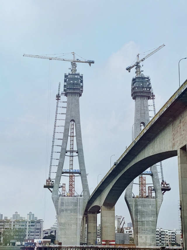 洛溪大桥拓宽工程复工有序推进,有望年底建成通车