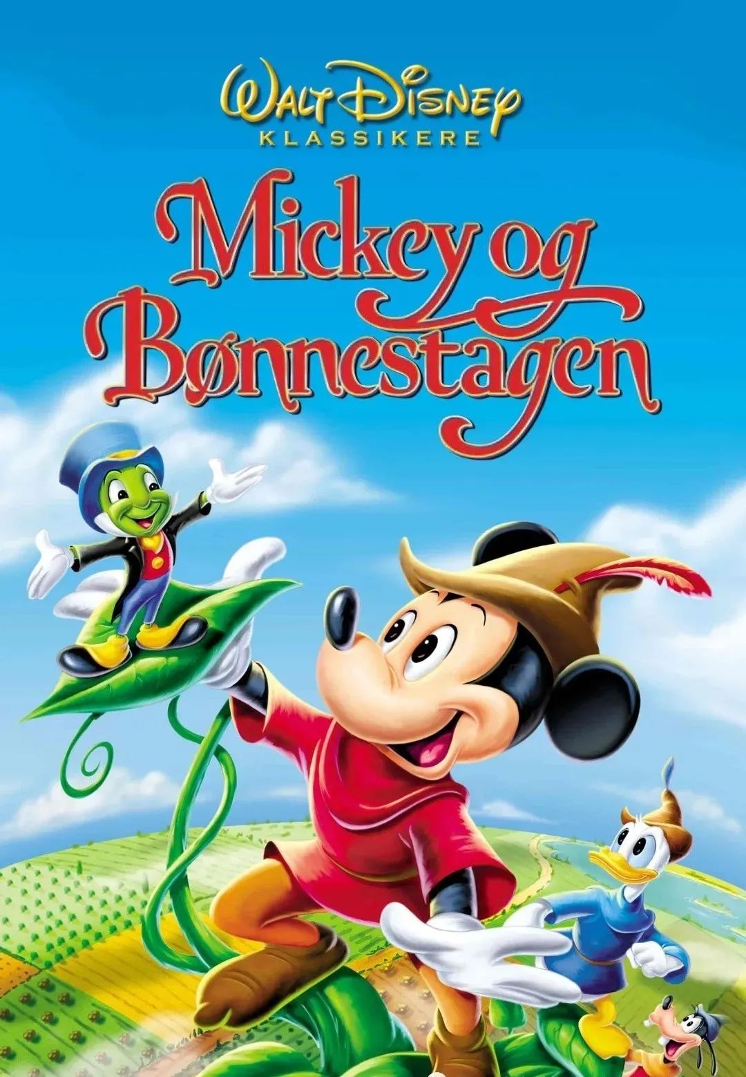 米奇与魔豆:(mickeyandthebeanstalk)改编自著名的童话《杰克与豌豆》