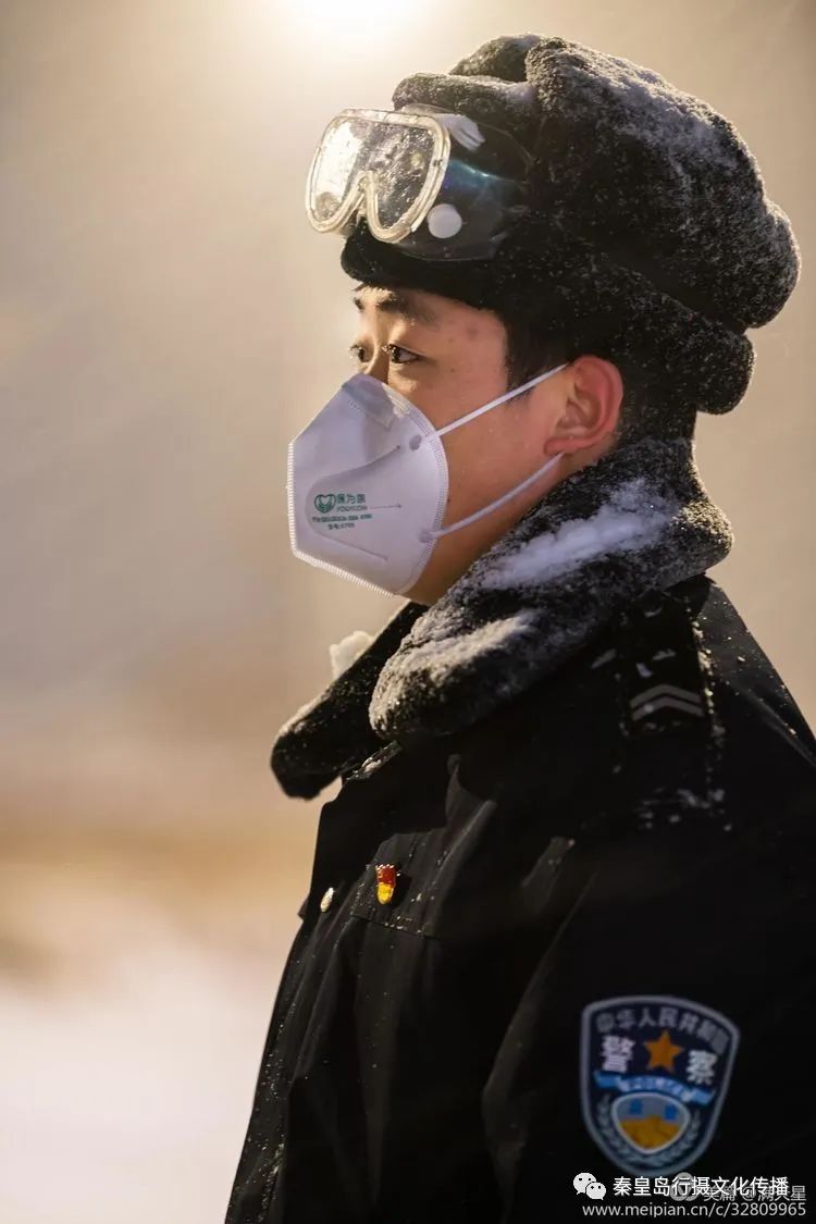 直击秦皇岛人民警察疫线警色