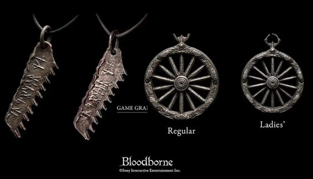 发布由日本匠人大畠雅人纯手工制作的锯肉刀和轮形2款猎人徽章吊坠