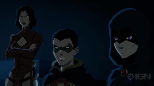 联盟:天启战争》视频画面 :在本次的动画电影中,康斯坦丁,超人,渡鸦