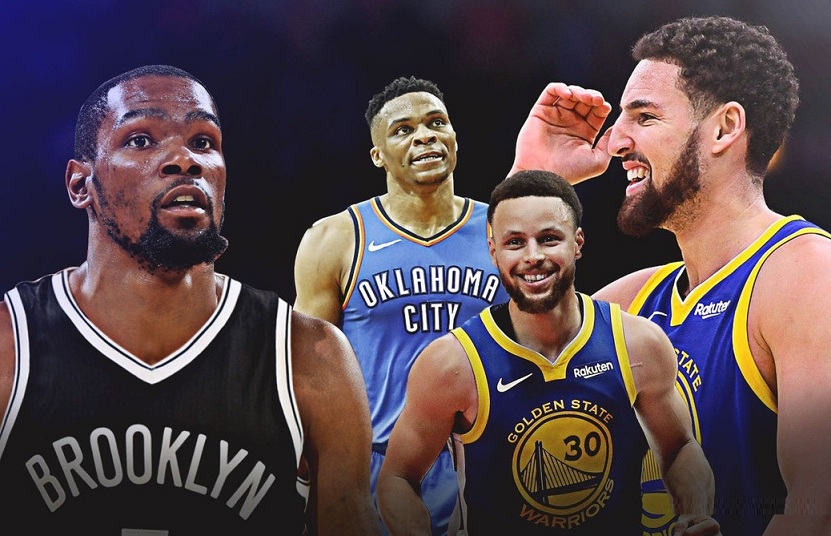 原创杜兰特评nba生涯最佳队友威少入选果然最爱勇士