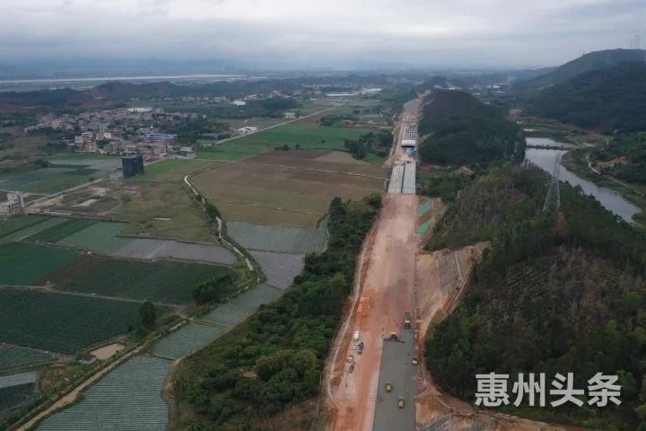 河惠莞高速公路今年將建成通車惠州到廣州東莞將縮短半小時