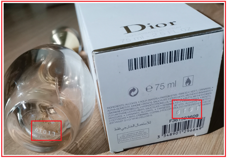 迪奥真我系列鉴别十二看盒底①