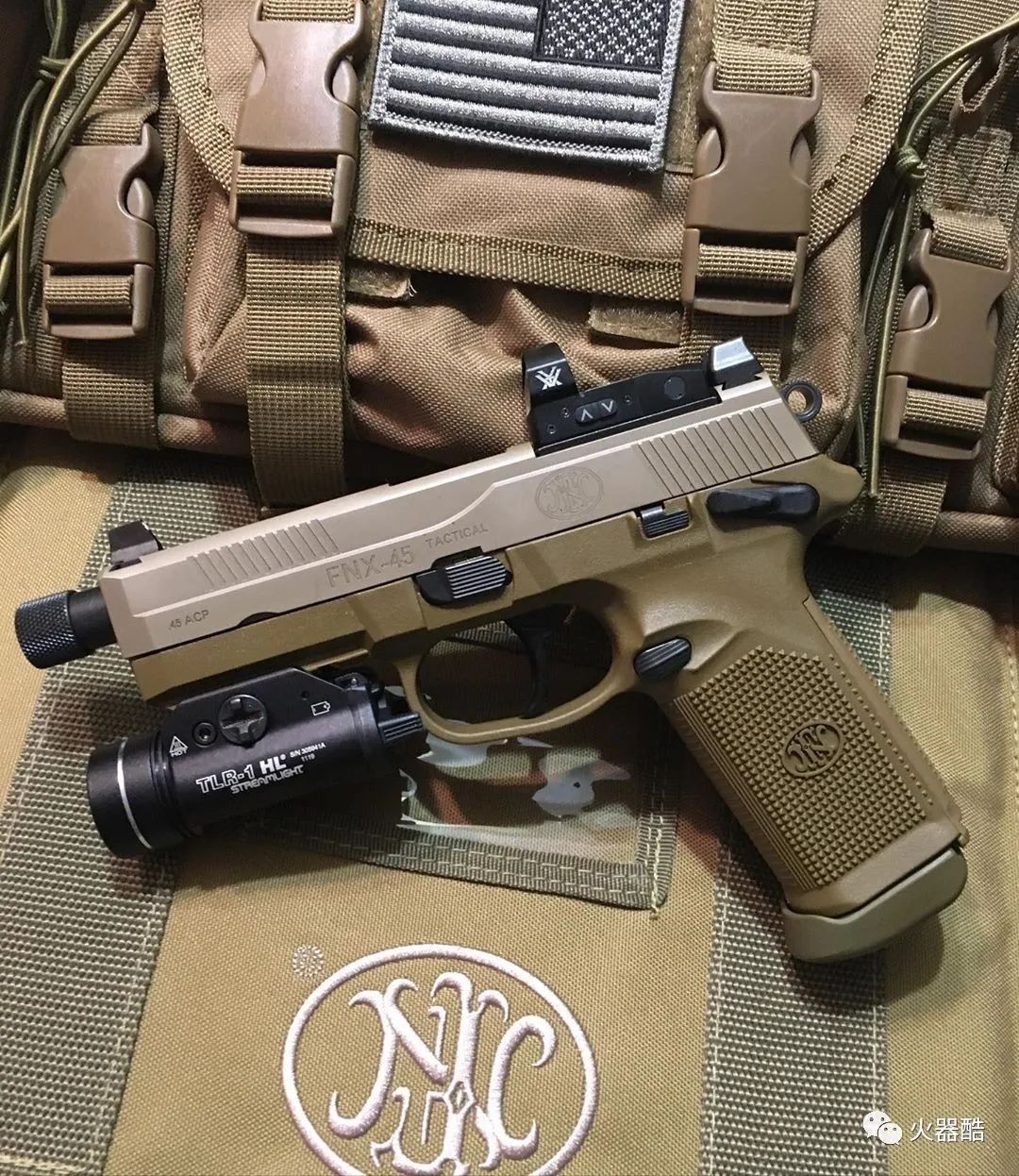 硬派手枪fn公司fnx45战术手枪图集