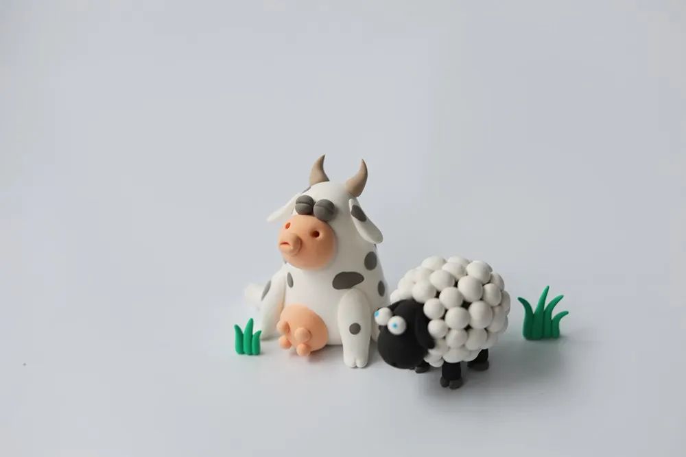 彩泥小牛的制作方法图片
